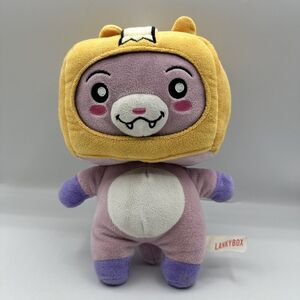 2023 BONKERS TOYS LANKYBOX FOXY 7" PLUSH Clean Yellow Purple